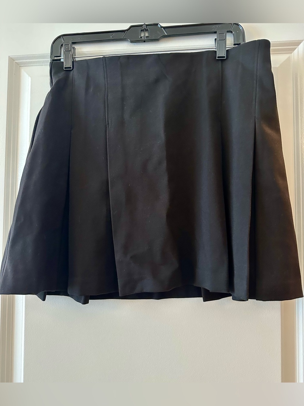 NWT Mango Black Pleated Mini Skirt, M